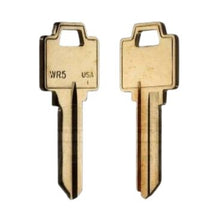 WR5 Brass Wiser Key Blanks – 50 Pack | Genuine ILCO | Fits Weiser & More