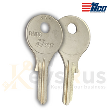 DM10 DOM Key Blanks – 10-Pack – Premium Brass for DOM Lock Systems