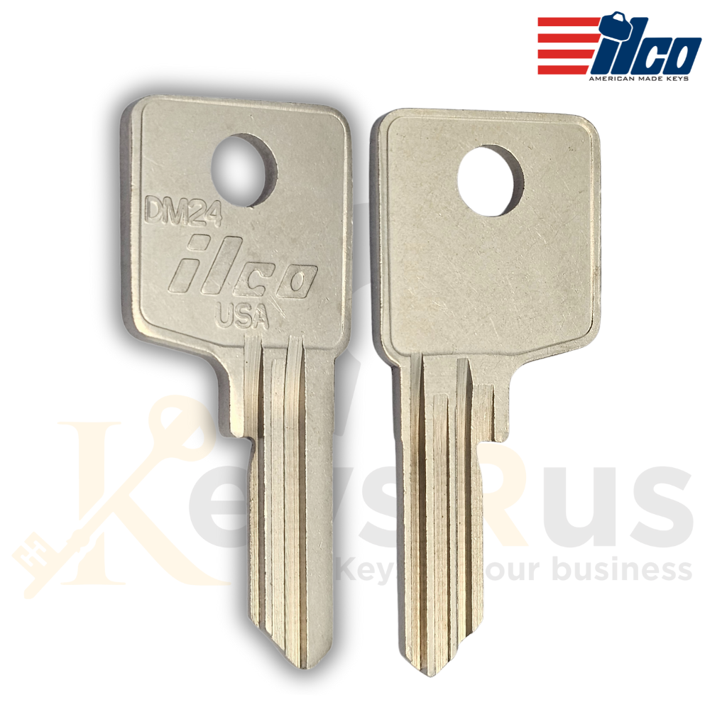 DM24 DOM Key Blanks – 10-Pack – High-Quality Durable Brass for Lock Systems