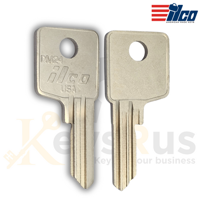 DM24 DOM Key Blanks – 10-Pack – High-Quality Durable Brass for Lock Systems