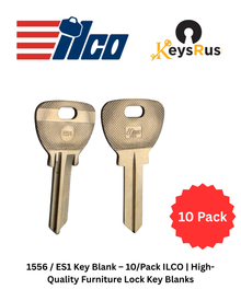 1556 / ES1 Key Blank – 10/Pack ILCO | High-Quality Furniture Lock Key Blanks