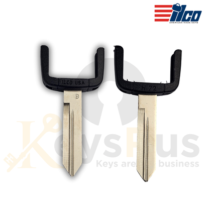 EB3-B-H72 Key Blade – For Ford, Lincoln, Mercury, Mazda | H72 Profile | ILCO Style Key Blank
