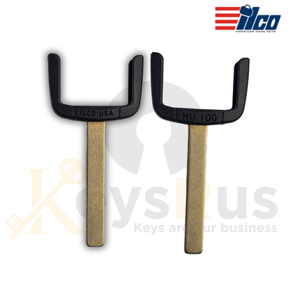 EB3-V-HU100 GM Key Blade – ILCO Style | For Buick, Chevrolet, Cadillac, GMC | 2010–2021 Vehicles