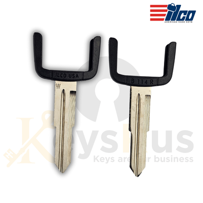 EB3-W-B114R Key Blade – For Chevrolet & Saturn | Compatible with Captiva, Spark, Vue | ILCO-Style Blade