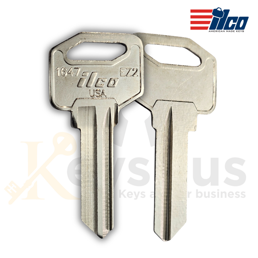 ILCO EZ2 / 1647 key blank, 10 pack