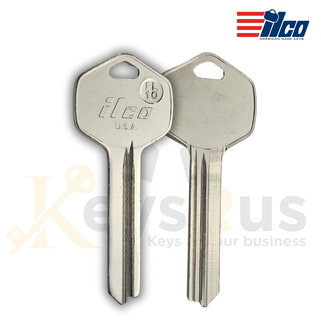 FL10 Key Blank 10 Pack – Lowe & Fletcher / Falcon Furniture & Mailbox Key