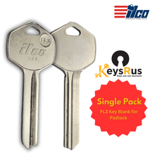 FL3 Key Blank for Padlock - Single Key ILCO