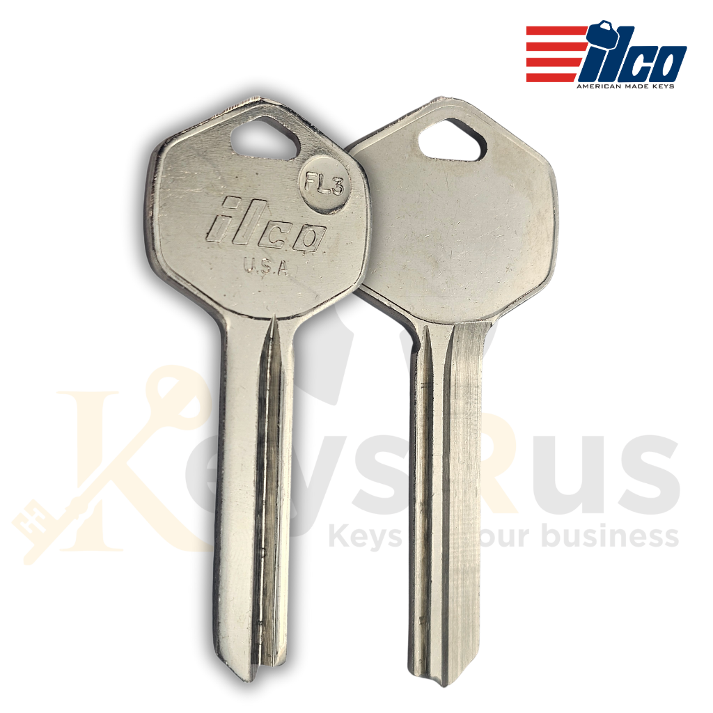 FL3 Key Blank for Padlock - Single Key ILCO