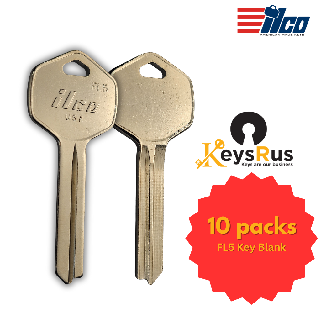 Fl5 Key FL5 Key Blank | 10 Pack – ILCO/Falcon Furniture & Mailbox Lock Key ...