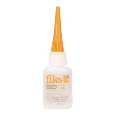 Fiks 1oz  Super Glue Grade 5 fast acting less than 3 seconds