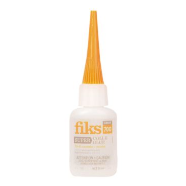 Fiks 1oz Super Glue Grade 100 fast acting less than 15 seconds