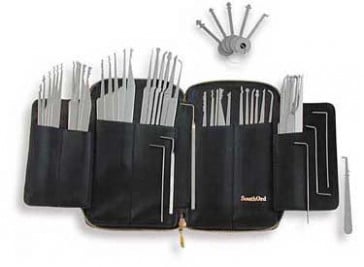Full Line 62 Pc. Lock Pick Set | Professional Lock Picking Tool Kit for Locksmiths & Security Experts