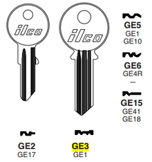 GE3 Key Blanks – 10 Pack | Durable Brass Key Blanks for Residential &amp; Commercial Locks