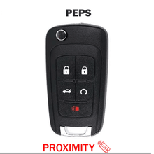2010-2019 GM / 5-Button Flip Key / PEPS / PN: 13504199 / OHT01060512 (Aftermarket)