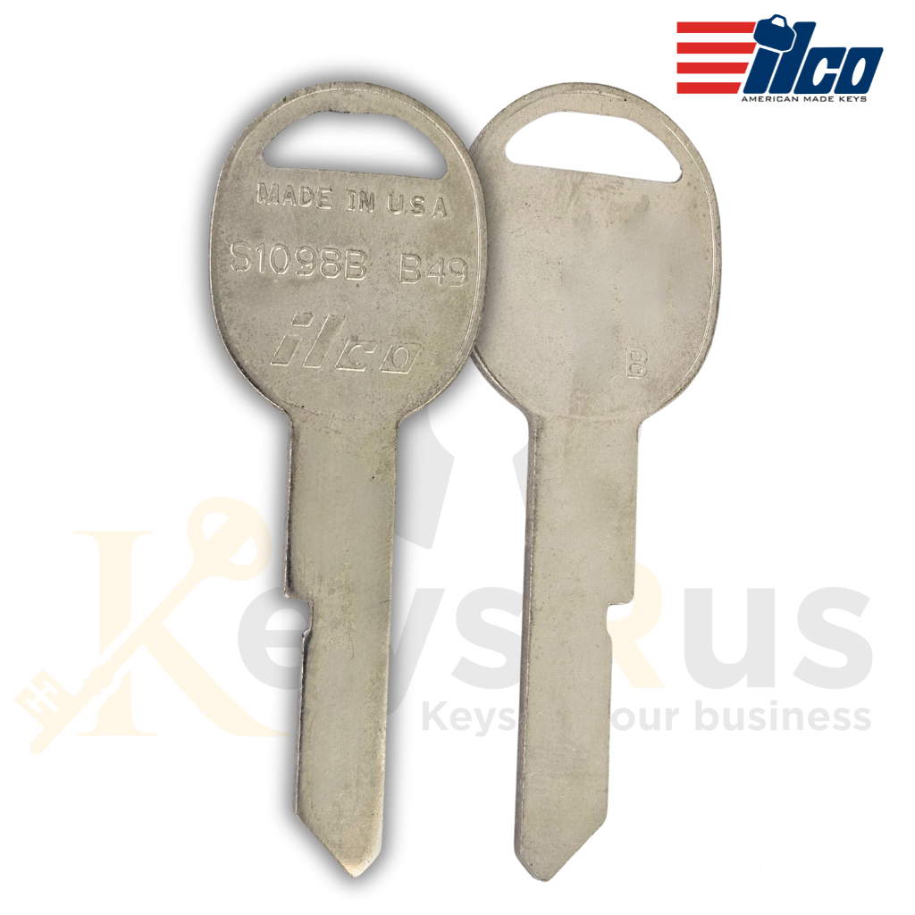 B49 / GM - B / S1098B Mechanical Key W/ GM LOGO (STRATTEC) 10/PACK