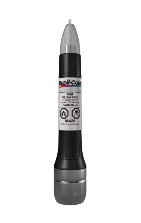 Scratch Fix All-in-1™ Touch Up Paint for GM Colour: Olympic White (50, WA 8624)