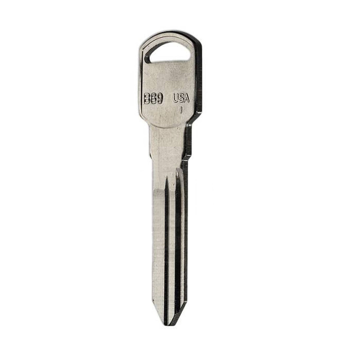 G.M P1107 / B89 Key Blanks – Metal Head – For GM Vehicles (1994–2006) – 10 Pack
