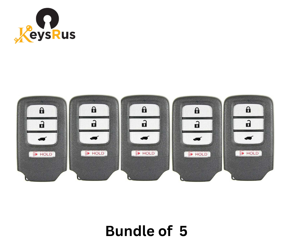 2016–2022 Honda HR-V / 2018–2020 Honda Fit Smart Key Remote / 4-Button / FCC ID: KR5V1X / PN: 72147-T7S-A01 5 PACK