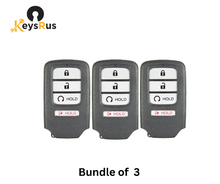 2017–2019 Honda Ridgeline Smart Key Remote / 4-Button / FCC ID: KR5V2X / Continental A2C97488400 / PN: 72147-T6Z-A11 / 433.92 MHz