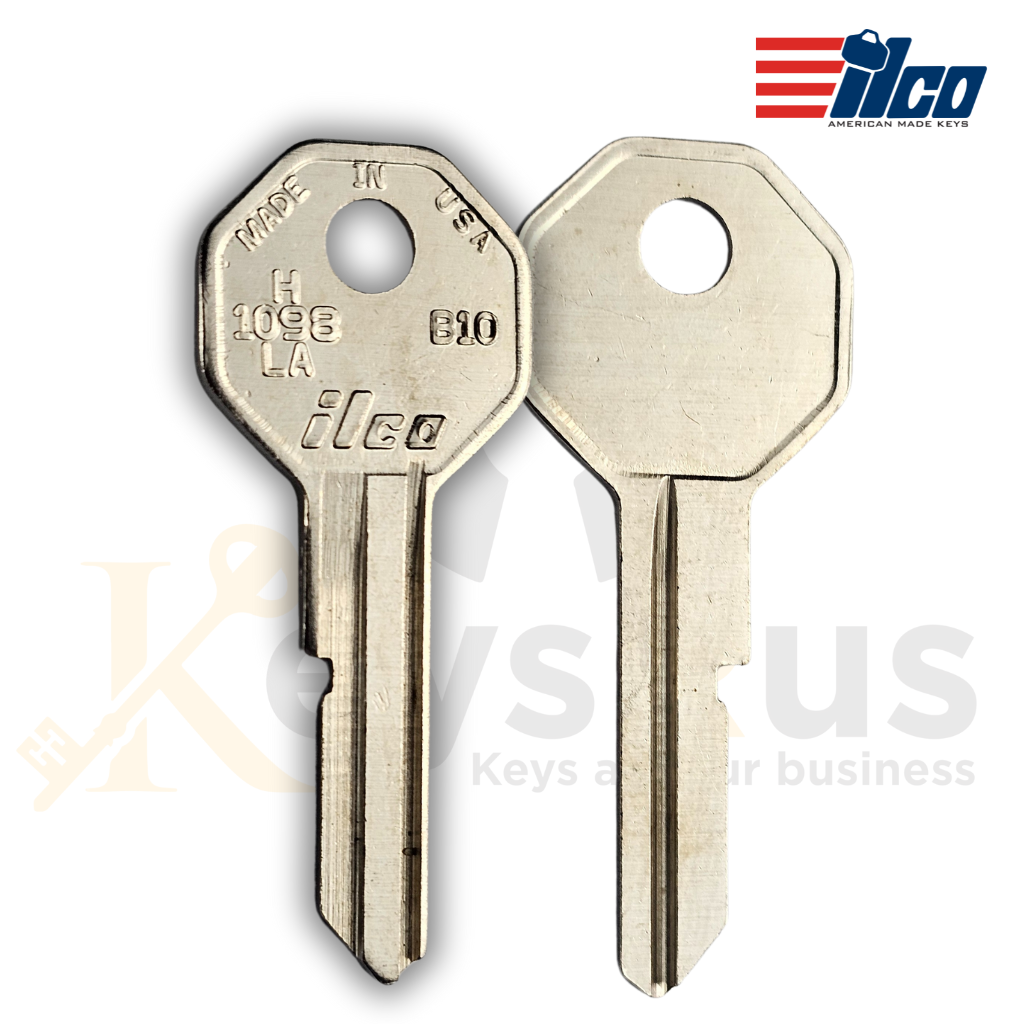 H1098LA / B10 Construction Equipment Key Blank – 10/Pack