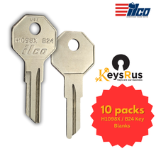 H1098X / B24 Key Blank for Boat and Gas Cap Locks – 10/Pack