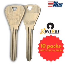 H70 / X231 Key Blanks – 10-Pack – Durable and Reliable Key Blanks for Various Applications
