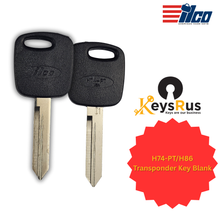 H74-PT/H86 Transponder Key Blank – Compatible with Multiple Vehicle Brands
