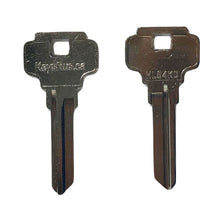 HL54KD Key Blank – Compatible with RW, CN23, LSDA20 – High-Quality Nickel-Plated Brass Blank