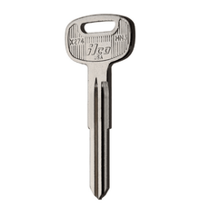ILCO X274 / HN3 Key Blanks – 10 Pack | Hino Truck Key Blank for 2005–2009 Models | Nickel-Plated Brass