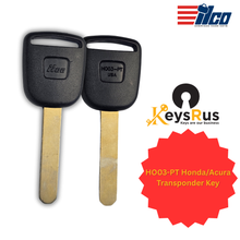 HO03-PT Honda/Acura Transponder Key (V46 Chip) – ILCO | High-Security Key Blank
