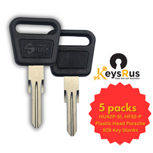 HU42P-SI, HF52-P Plastic Head Porsche 928 Key blank ILCO 5/Pack