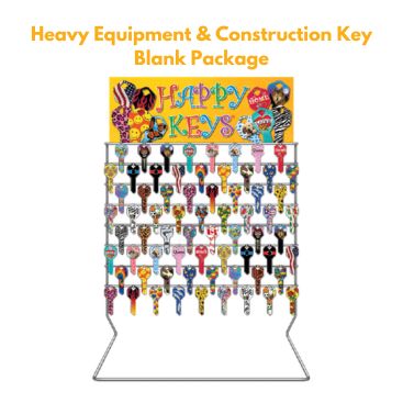 Heavy Equipment & Construction  Key Blank Package