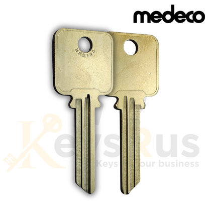 High-Quality Nickel Silver Key Blank – P Keyway | 6-Pin | Compatible with Medeco Patriot | JMA MDC-8DS Equivalent 10 Pack
