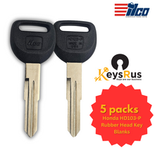 Honda HD103-P Rubber Head Key – 5 Pack
