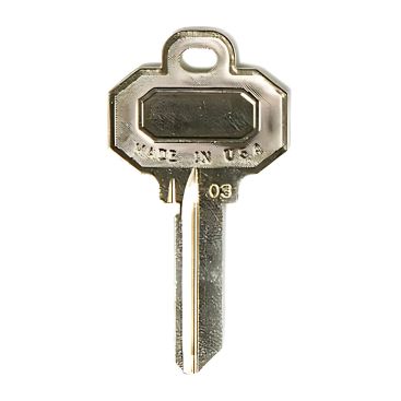 Ilco 1511 / SC4 – 10-Pack 6-Pin Schlage C Keyway Key Blanks | Nickel Silver | Compatible with Baldwin & Schlage Locks