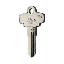ILCO 752 Key Blanks – 10 Pack | Fits Canada Post, Fort, Craftsman, Polaris, Mac & More – Nickel-Plated Brass – Made in USA