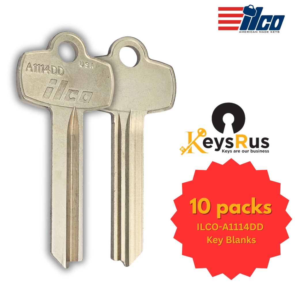 ILCO-A1114DD 10 Pack Best key Ilco Look Alike 1A1DD1 section DD