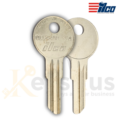 ILCO 01122AR / Y14 Key Blanks – 10 Pack | Compatible with RV, Toolbox, Equipment & Yale Locks