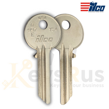 ILCO 0997E / Y54 Key Blanks – 10 Pack | Nickel Plated Brass | Compatible with Yale, Baton, CES & Bell Locks