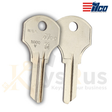 ILCO 1000V / CO26 Key Blanks – 10 Pack | Brass | Compatible with CCL, Craftsman, Kennedy, Snap-On, Sears, cash register & More