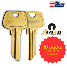 ILCO 1007RB Key Blanks – 10 Pack | 5-Pin RB Section Key for Sargent Locks | Nickel Silver