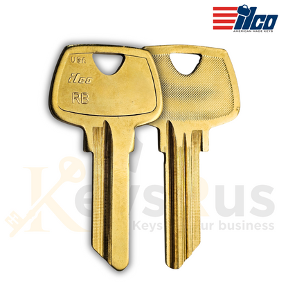 ILCO 1007RB Key Blanks – 10 Pack | 5-Pin RB Section Key for Sargent Locks | Nickel Silver