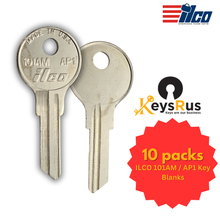 ILCO 101AM / AP1 Key Blanks – 10 Pack | Brass | Compatible with Chicago, Steelcase, Coleman, Airstream & More