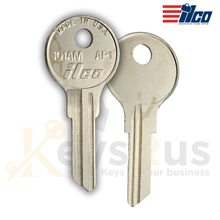 ILCO 101AM / AP1 Key Blanks – 10 Pack | Brass | Compatible with Chicago, Steelcase, Coleman, Airstream & More