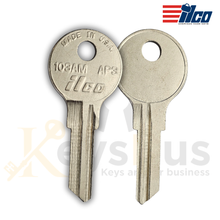 ILCO 103AM / AP3 Key Blanks – 10 Pack | Brass | Compatible with Chicago, AMF, Steelcase & More