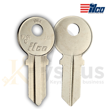 ILCO 1041C / AM1 Key Blanks – 10 Pack | Padlock Key Blanks for American Lock, Fortress, Junkunc & More | Nickel-Plated Brass
