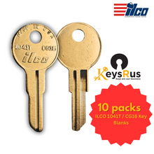 ILCO 1041T / CG16 Key Blanks – 10 Pack | Brass | Compatible with Chicago, Craftsman, Herman Miller, Steelcase, Alarm Locks & More