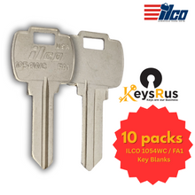 ILCO 1054WC / FA1 Key Blanks – 10 Pack – Nickel Plated Brass Keys for Falcon & More