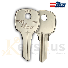 ILCO 1069G / RO7 Cabinet Key Blank – 10/Pack