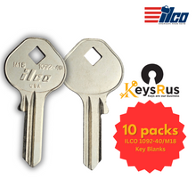 ILCO 1092-40 / M18 Key Blanks – 10/Pack